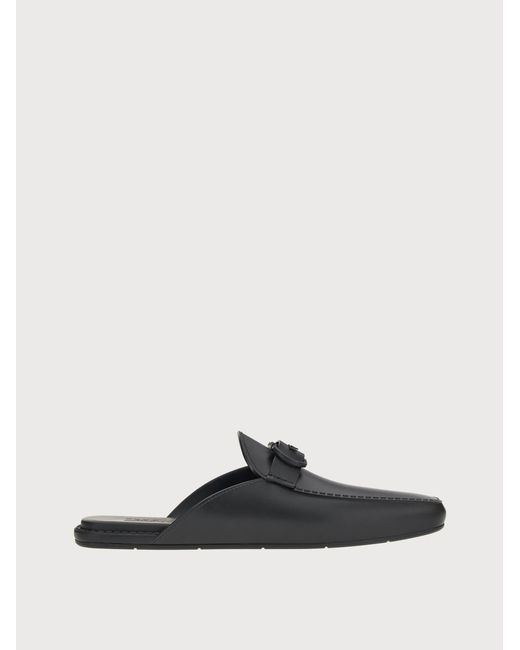 Uomo mule gancini di Ferragamo in Black da Uomo