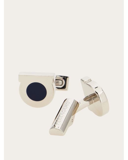 Ferragamo Natural Gancini Cufflinks for men