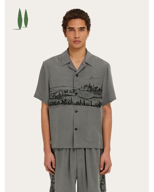 Ferragamo Gray Back To Earth for men
