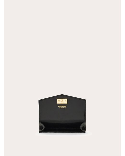 Ferragamo Black Card Holder Charm