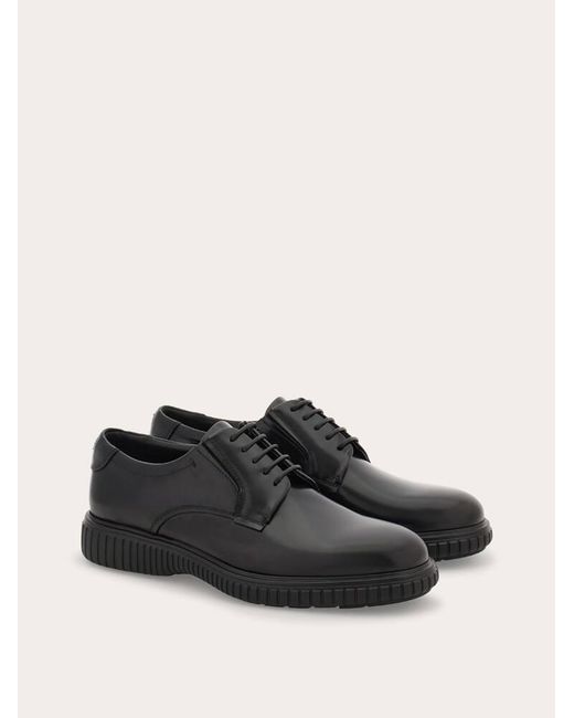Ferragamo White Casual Derby Shoe for men