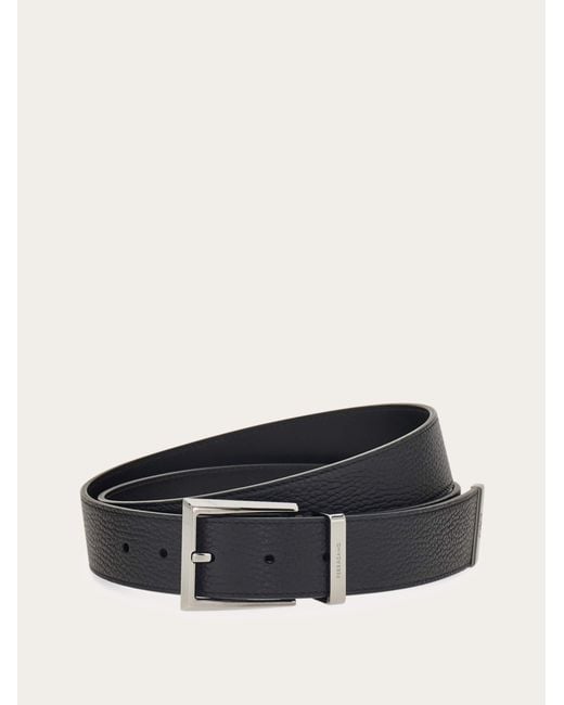 Ferragamo Black Sized Belt for men