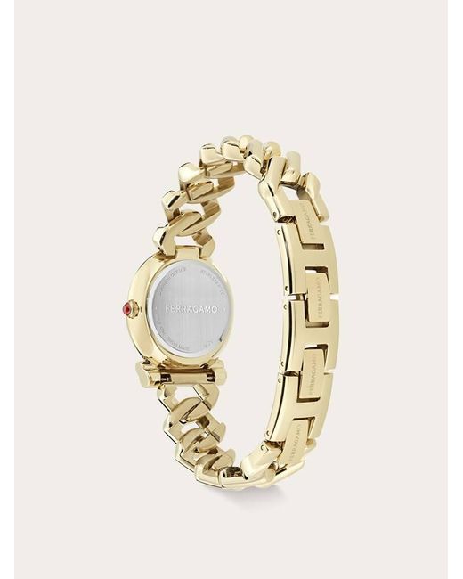Ferragamo Green Gancini Twisted Watch