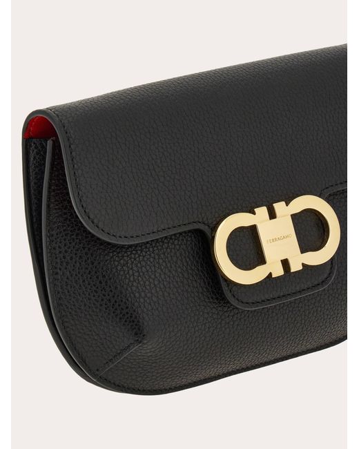 Ferragamo White Double Gancini Mini Bag