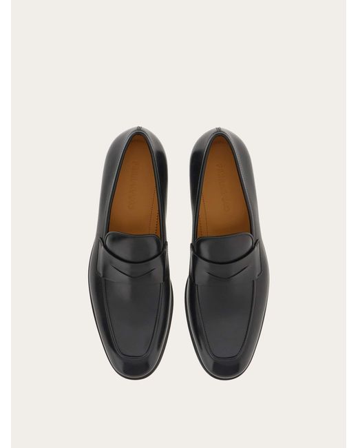 Ferragamo White Penny Loafer for men