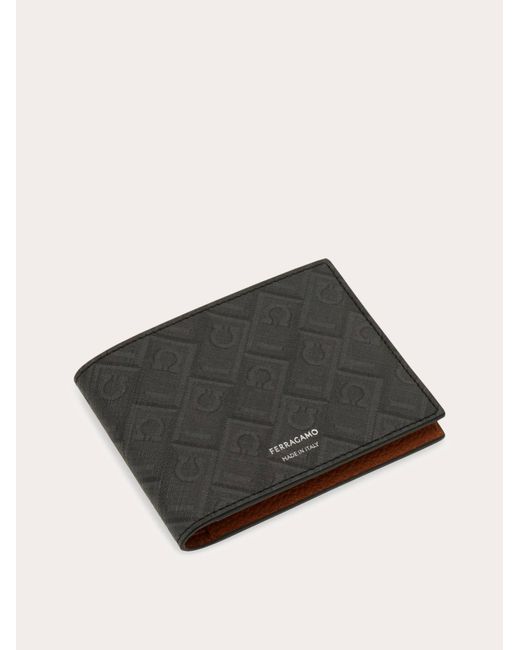 Ferragamo Herren Monogram Brieftasche in Gray für Herren
