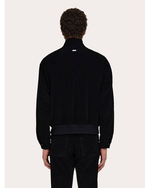 Ferragamo Herren Blouson Aus Cordsamt in Black für Herren