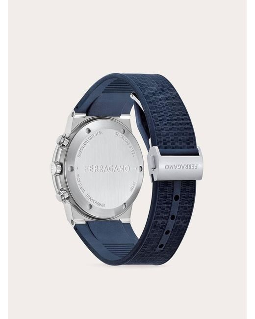 Ferragamo Herren Sapphire Chrono Uhr in Blue für Herren