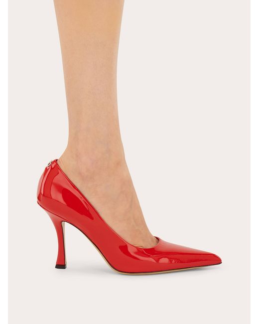 Ferragamo Red Pump Shoe