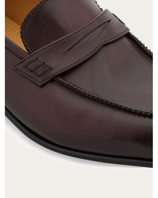 Ferragamo White Penny Loafer for men