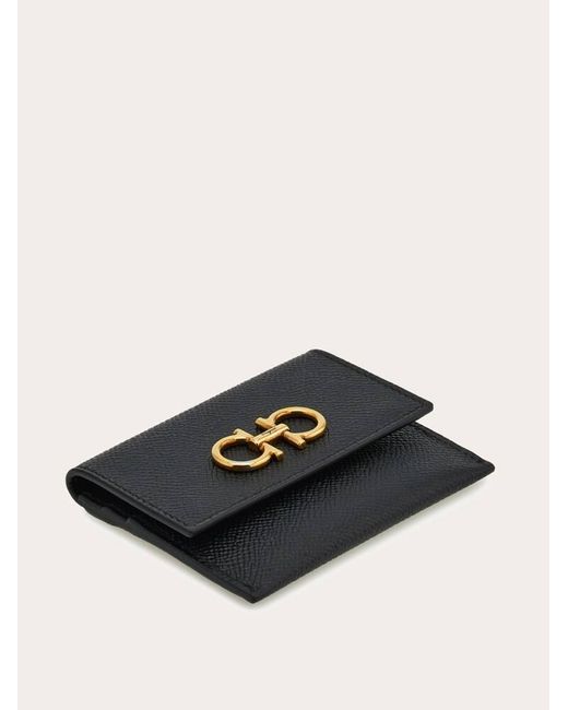 Ferragamo Black Mini Leather Accessory