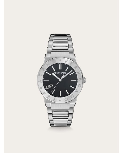 Ferragamo White Sapphire Watch for men