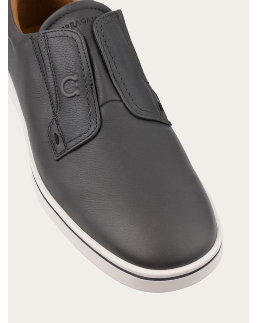 Ferragamo White Derby Slip-On for men