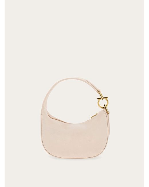 Ferragamo Natural Damen Mini Hobobag North South