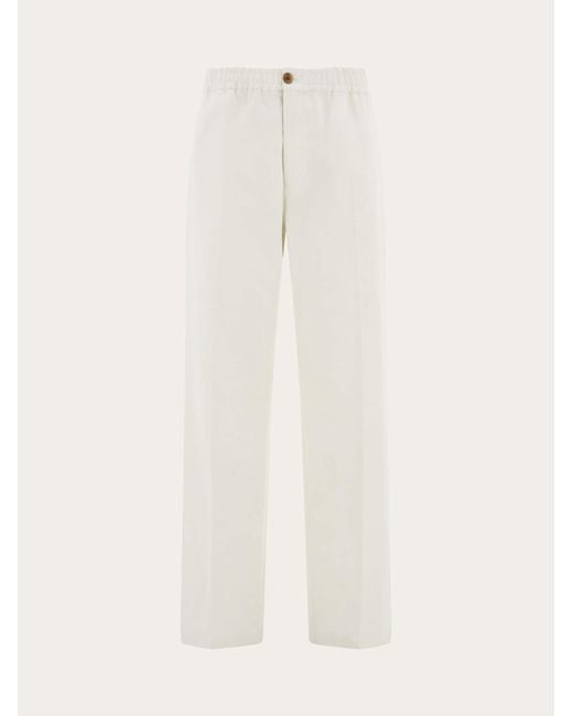 Hombre Pantalones Jogger Ferragamo de hombre de color Natural