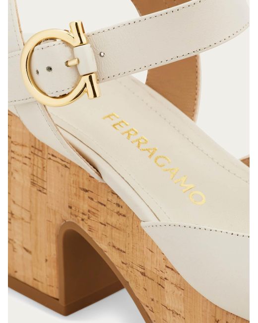 Ferragamo Natural Platform Sandal .5