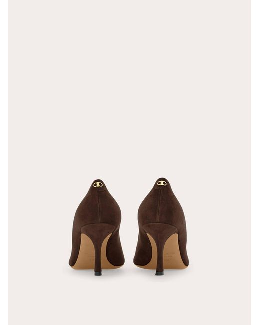 Ferragamo Brown Pump Shoe