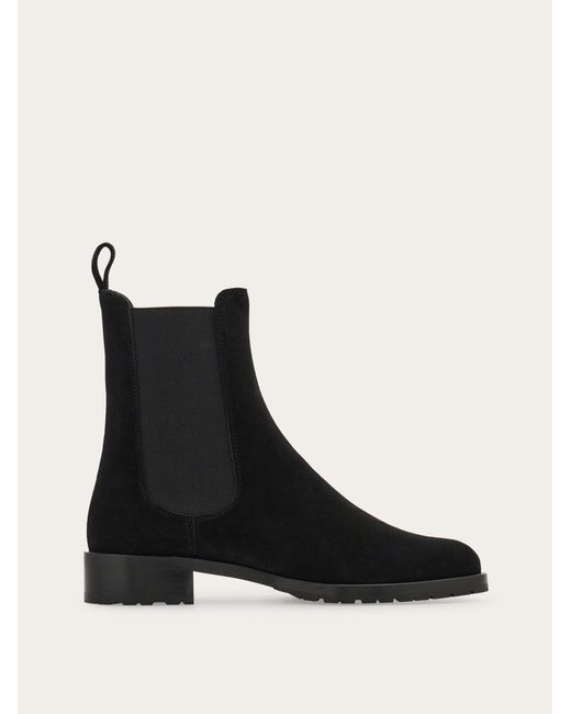 Ferragamo Black Chelsea Boot