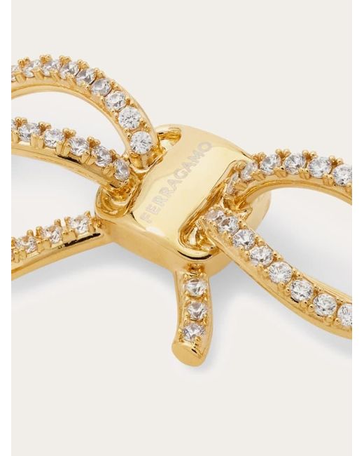 Ferragamo Natural Vara Bow Broach