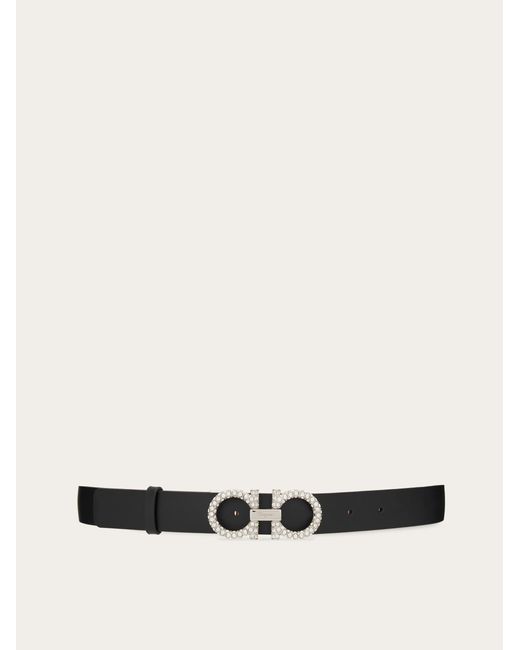 Ferragamo Multicolor Gancini Adjustable Leather Belt