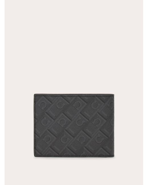 Ferragamo Gray Monogram Wallet for men