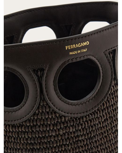 Donna Secchiello Con Trama Gancini (Xs) di Ferragamo in Multicolor