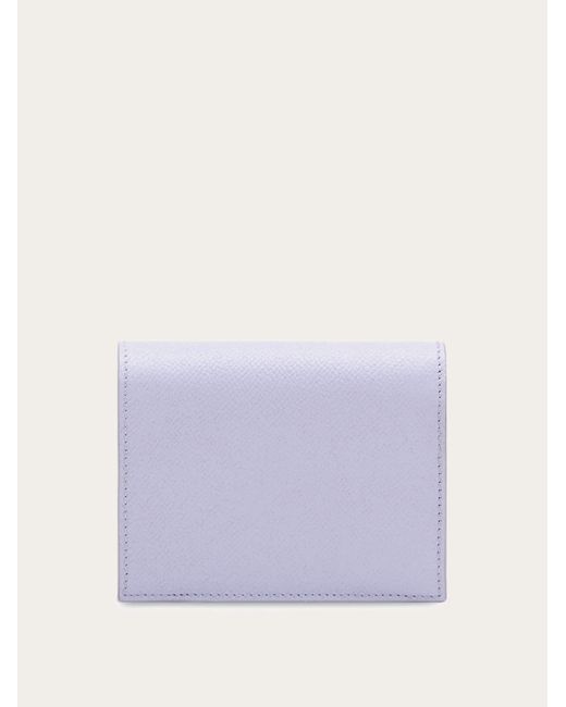 Ferragamo Purple Women Gancini Compact Wallet