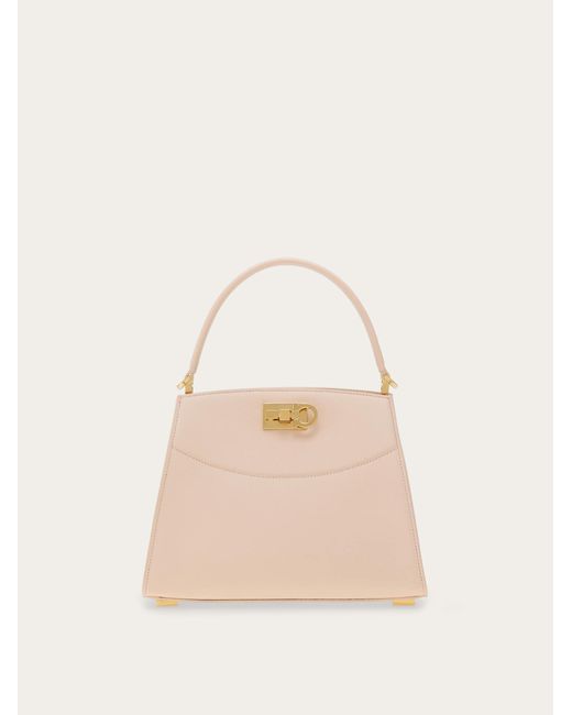 Ferragamo Natural New Studio Box Bag (Xs)