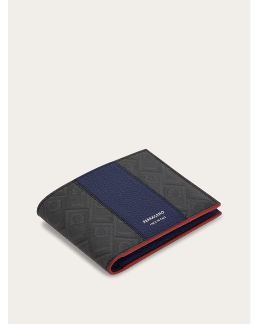 Ferragamo Blue Monogram Wallet for men