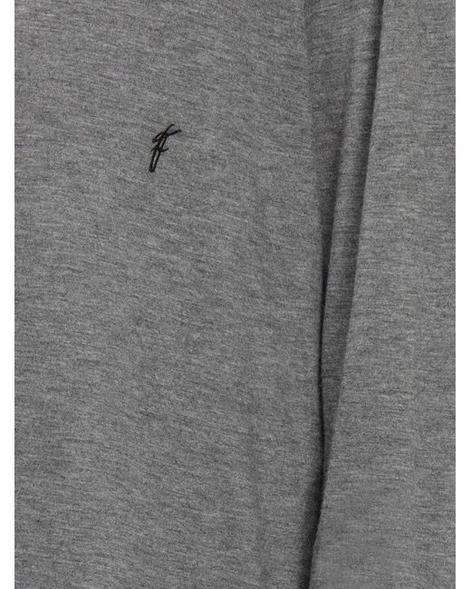 Ferragamo Gray Jersey Shirt for men
