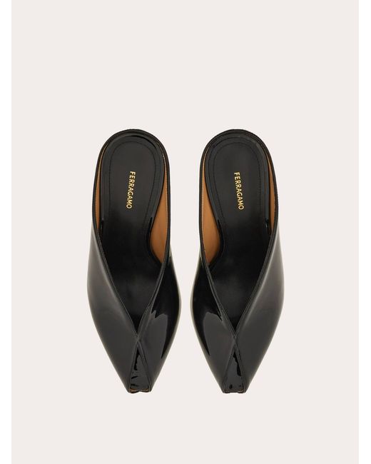 Ferragamo Multicolor Peep Toe Mule