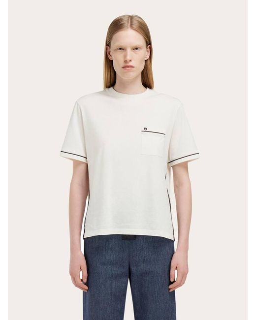 Ferragamo Natural Gancini T-Shirt