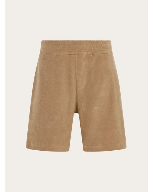 Ferragamo Herren Shorts -Monogram in Natural für Herren
