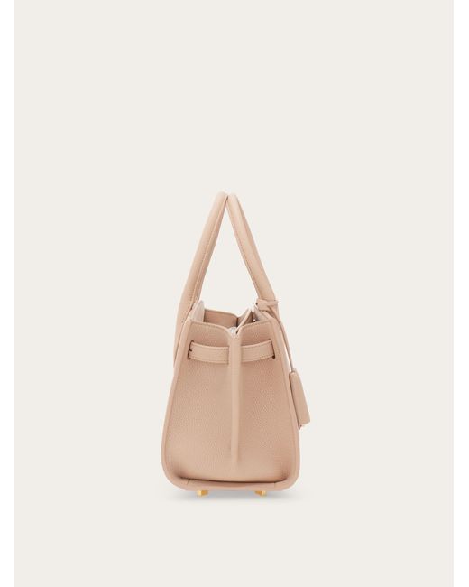 Ferragamo Natural New Studio Soft Bag (M)