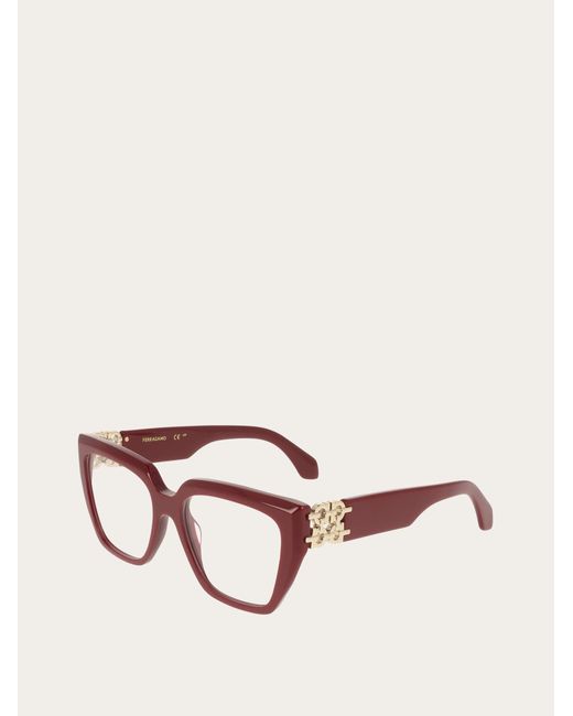 Ferragamo Pink Optical Glasses