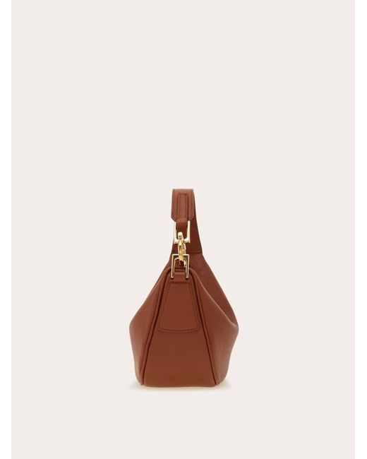 Ferragamo Pink Damen Mini Hobobag North South