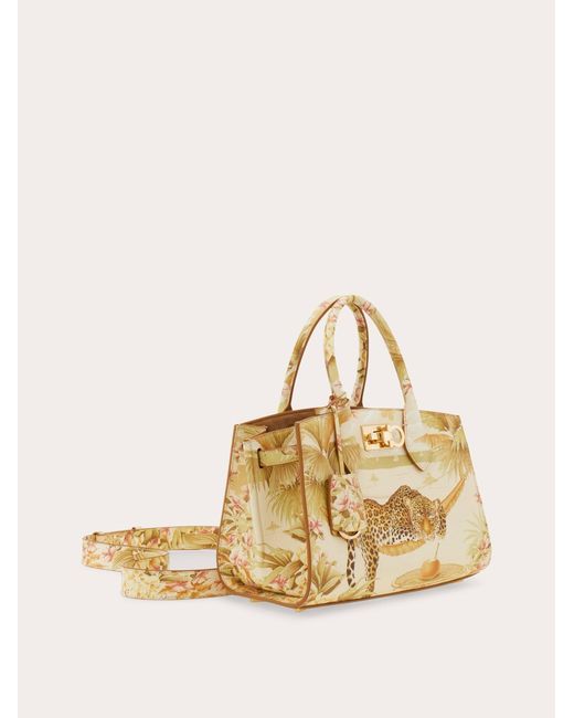 Ferragamo Metallic New Studio Soft Bag (M)