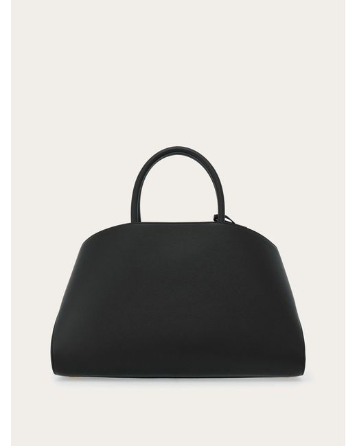 Ferragamo Black Hug Handbag (M)