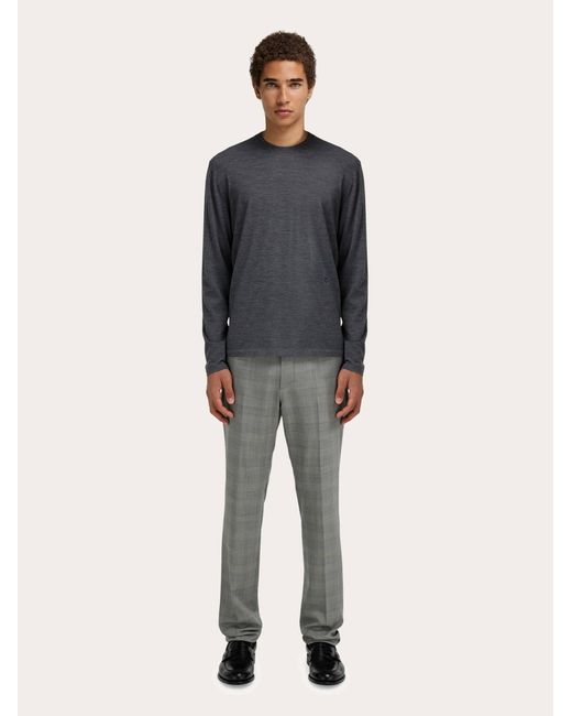 Ferragamo Blue Crewneck Sweater for men