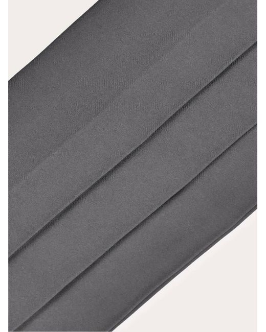 Ferragamo Gray Cummerbund for men