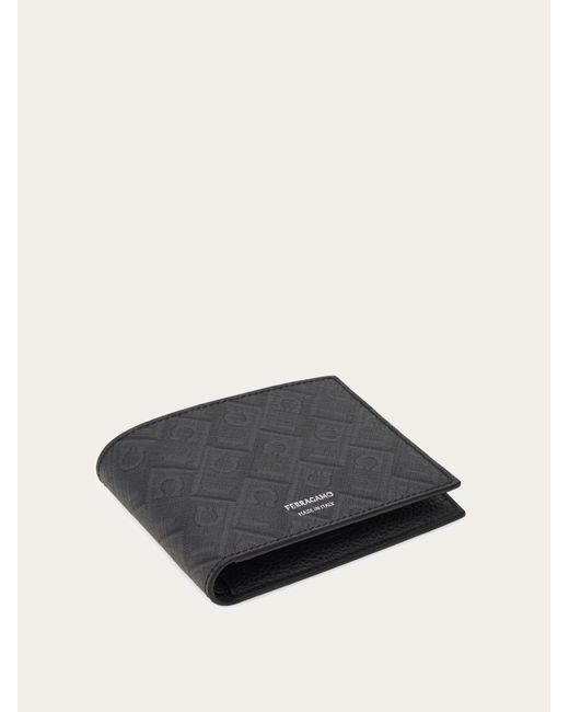 Ferragamo Gray Monogram Wallet for men
