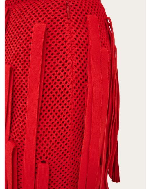 Donna Gonna di Ferragamo in Red