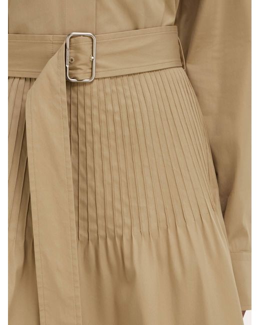 Ferragamo Natural Skirt With Micro Detail