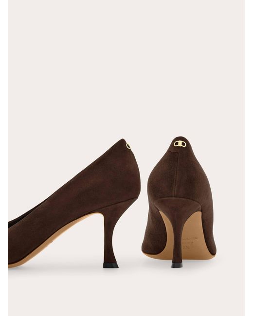 Ferragamo Brown Pump Shoe