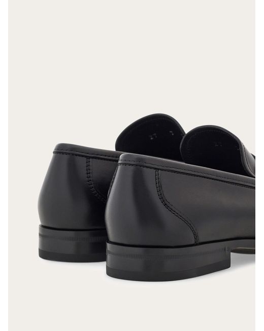 Ferragamo White Calf Leather Loafers for men