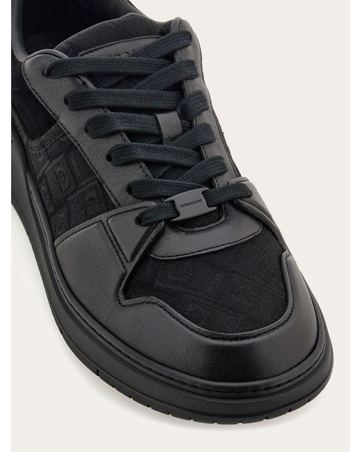 Ferragamo Black Low Top Sneaker for men