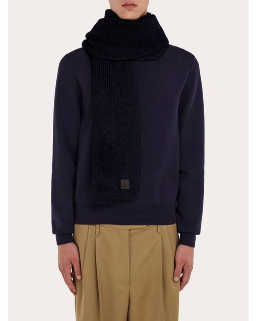 Uomo Sciarpa di Ferragamo in Blue da Uomo