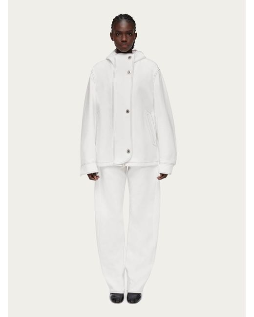 Donna Pantalone 5 Tasche di Ferragamo in White