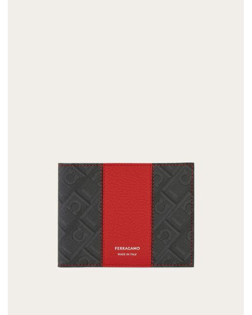 Ferragamo Red Monogram Wallet for men