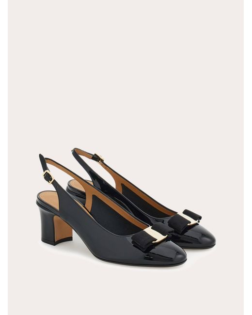 Ferragamo Natural Vara Bow Slingback .5